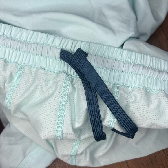 Men’s Peloton x Solfire Mint Green Blue Accelerate Athletic Shorts - Picture 10 of 10